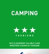 Plaque - Camping Tourisme 3 étoiles - JPG - 16.8 ko