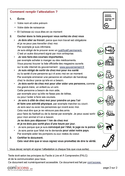 Comment utiliser l'attestation de déplacement dérogatoire en FALC _2 - Copie