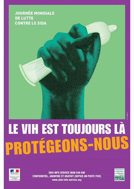 Le-vih-est-toujours-la-protegeons-nous-journee-mondiale-de-lutte-contre-le-sida-affiche