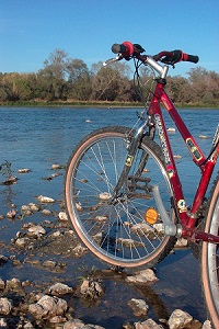 Vélo bord de Loire